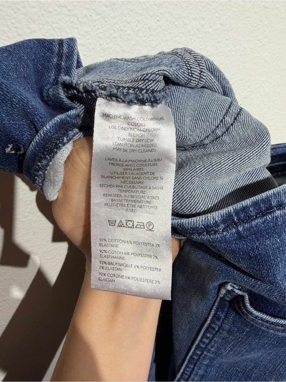 Free People - We The Free Medium Blue High-Rise Flare Jeans, Raw Hem Y2K - Picture 6 of 7